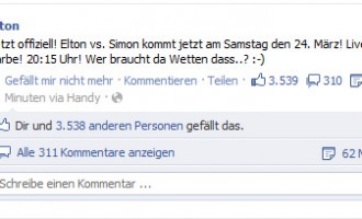ProSieben: Elton vs. Simon am 24. März 2012 – LIVE