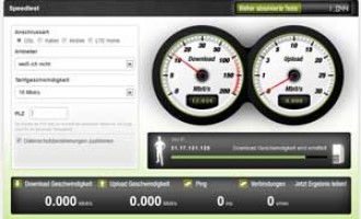 Internet Speedtest: Wie schnell ist mein Internetanschluss?